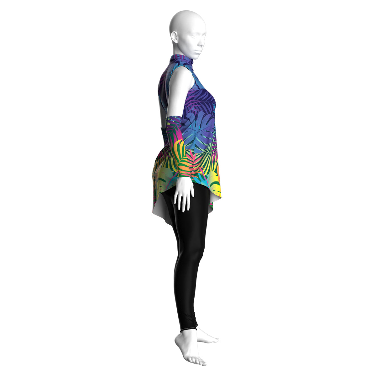 Neon Rain Forest Tunic