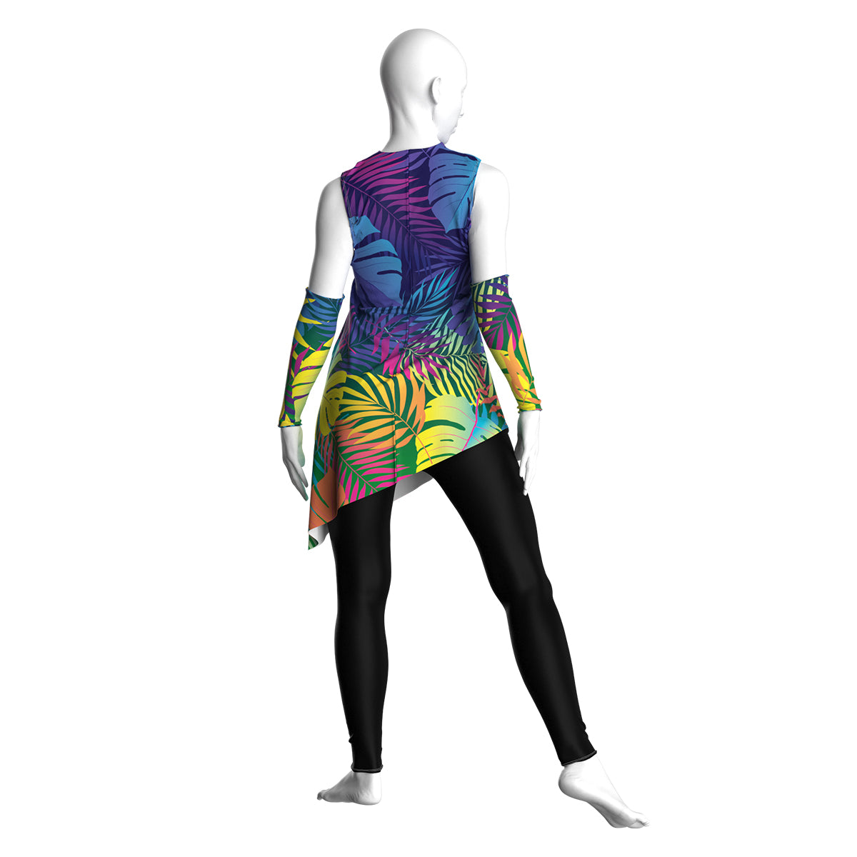 Neon Rain Forest Tunic