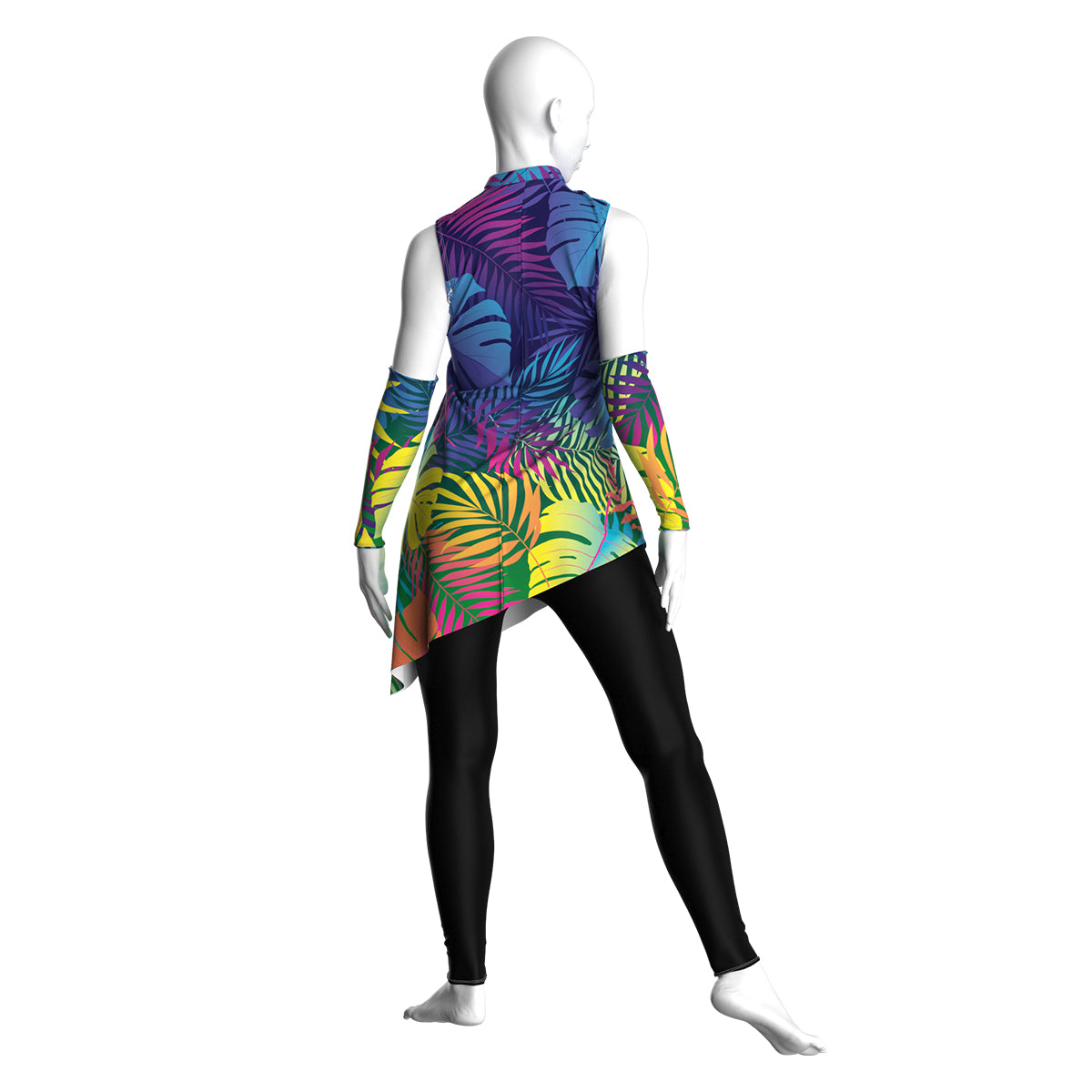 Neon Rain Forest Tunic