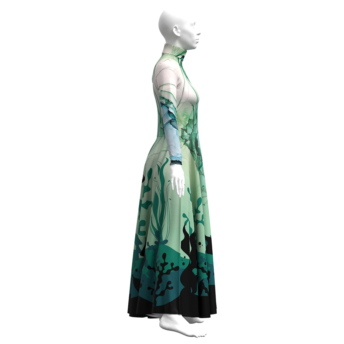 Abstract Deep Sea Dress