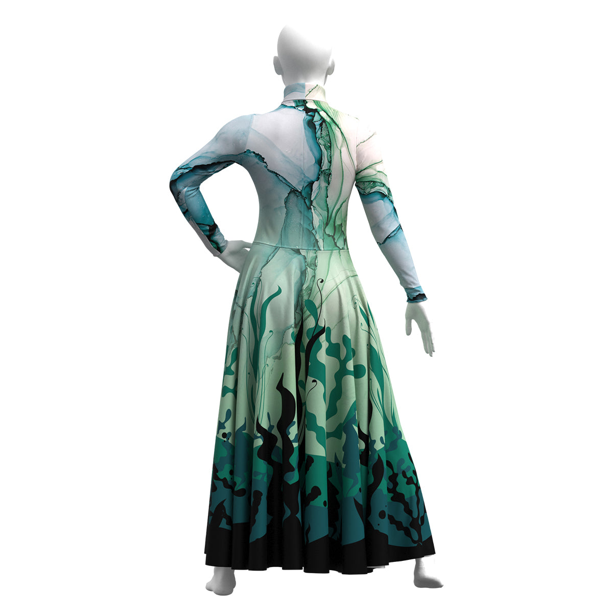 Abstract Deep Sea Dress