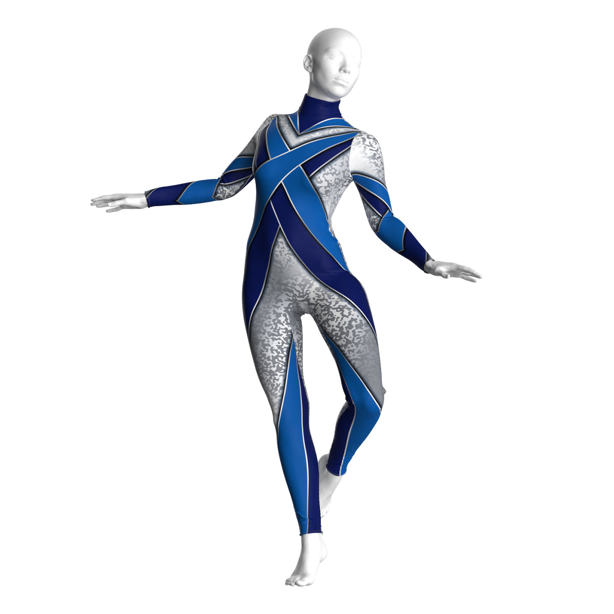 Colorful Color Guard Costume Uniform - Unitard