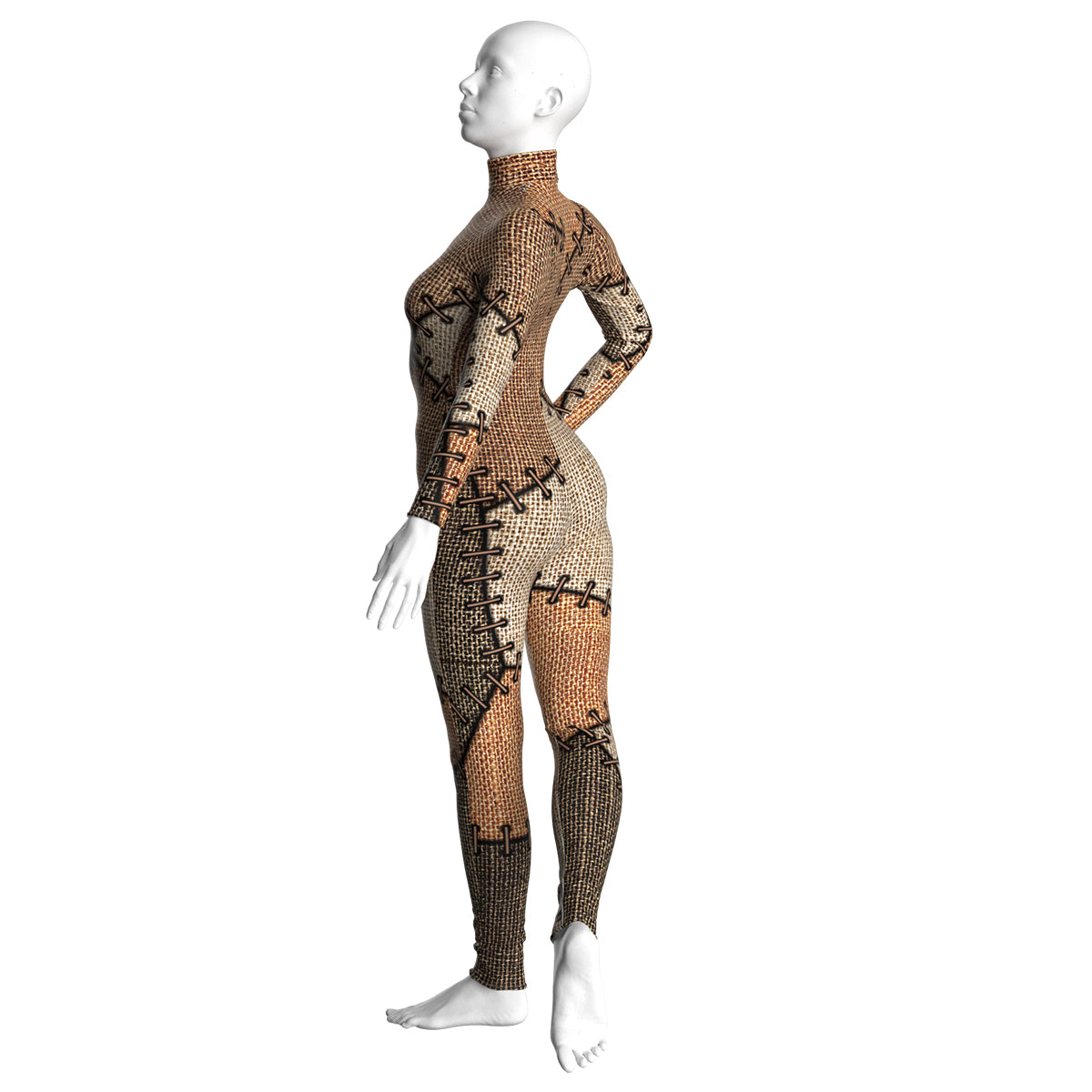 Stitched Rag Doll Unitard