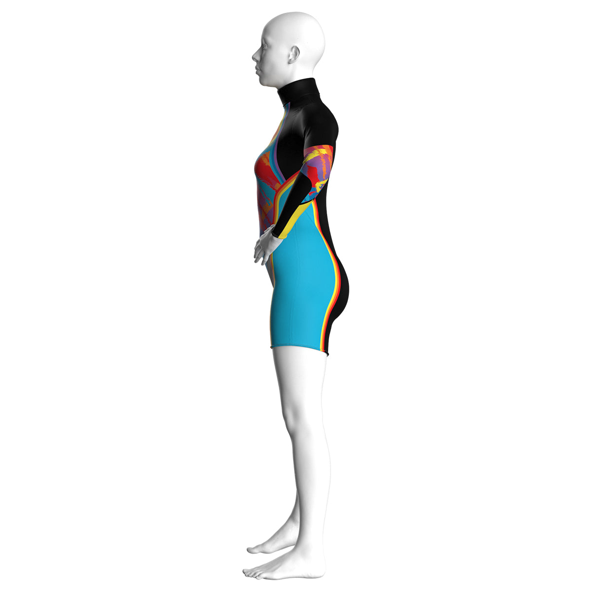 Retro Streak Unitard