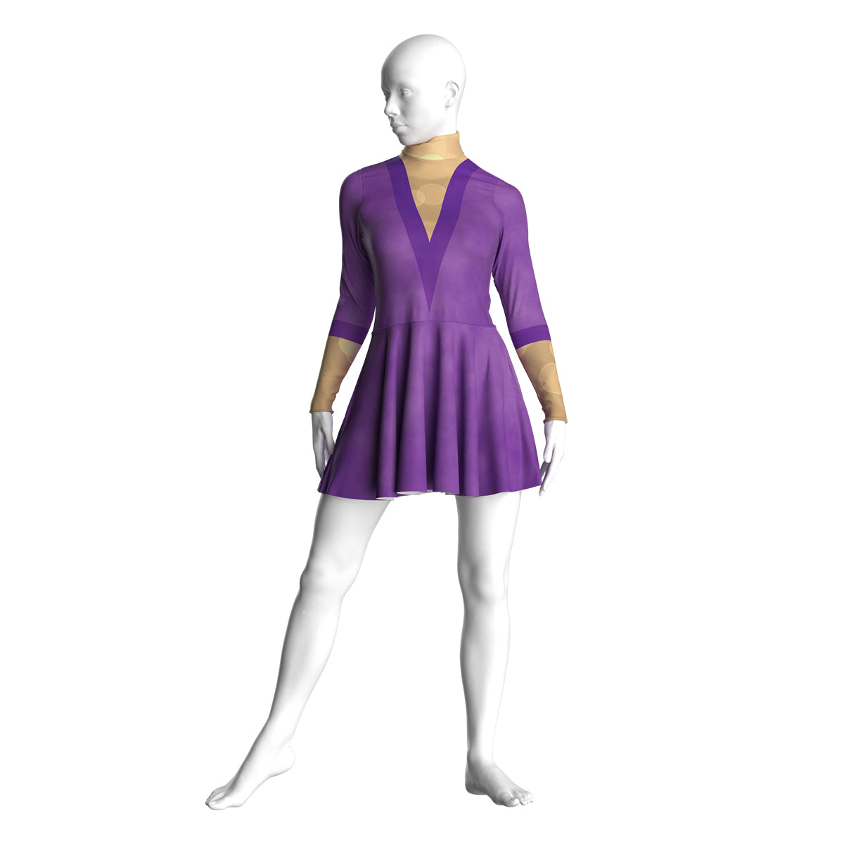 V-Neck Acrobat Dress