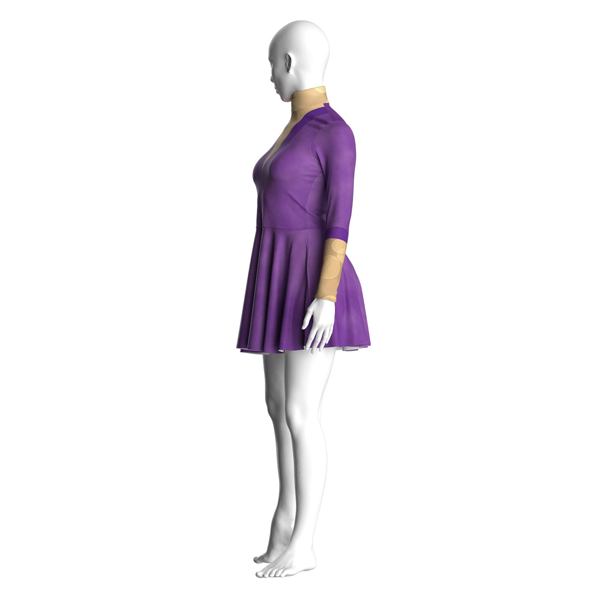 V-Neck Acrobat Dress