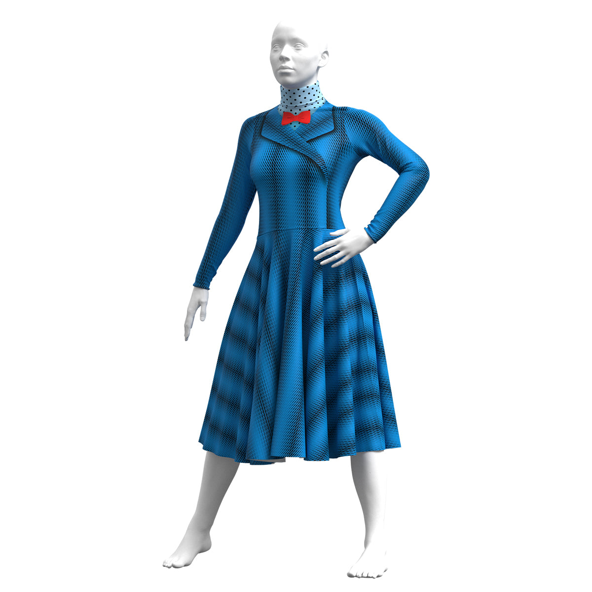 Colorful Color Guard Costume Uniform - Unitard