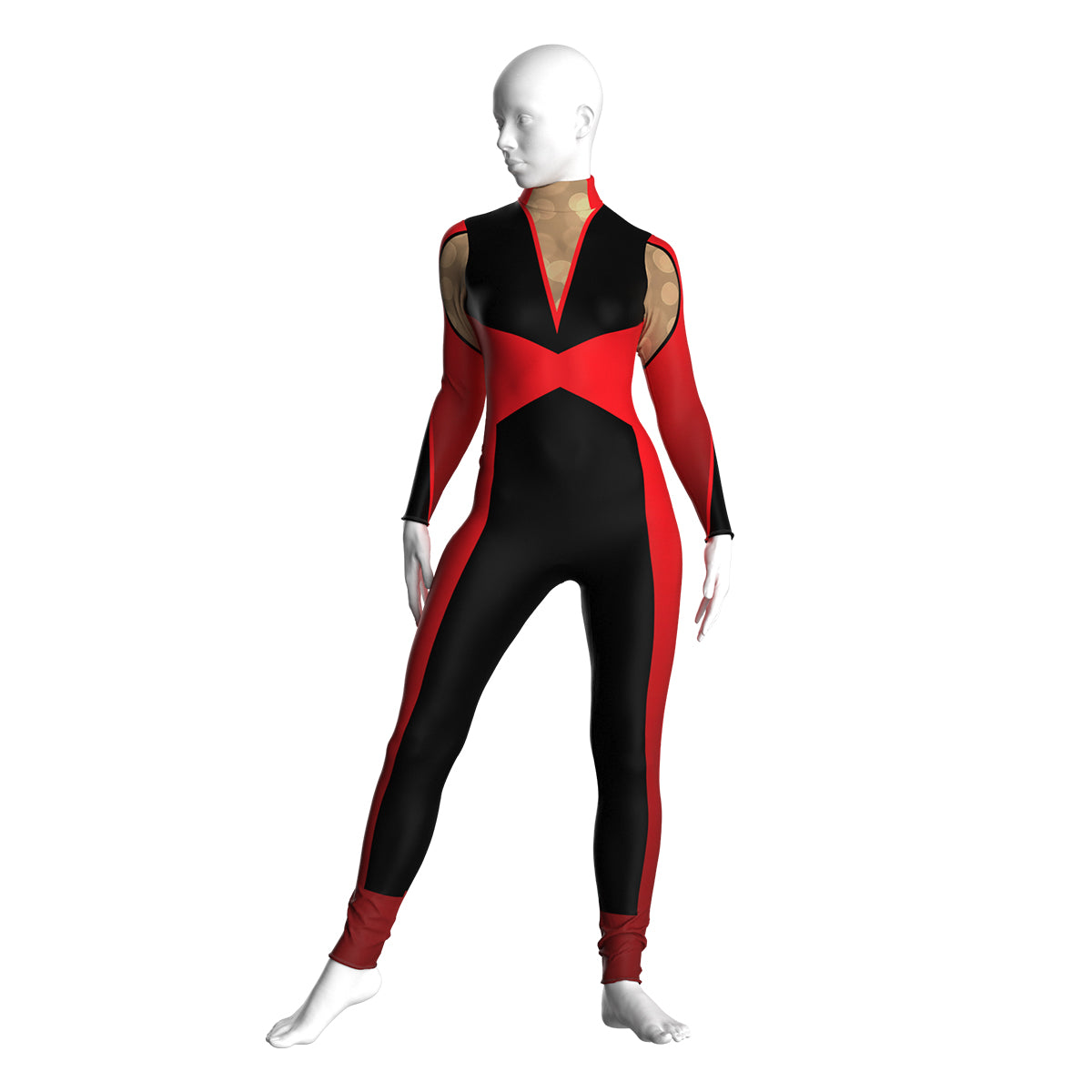 Sharp Red Unitard