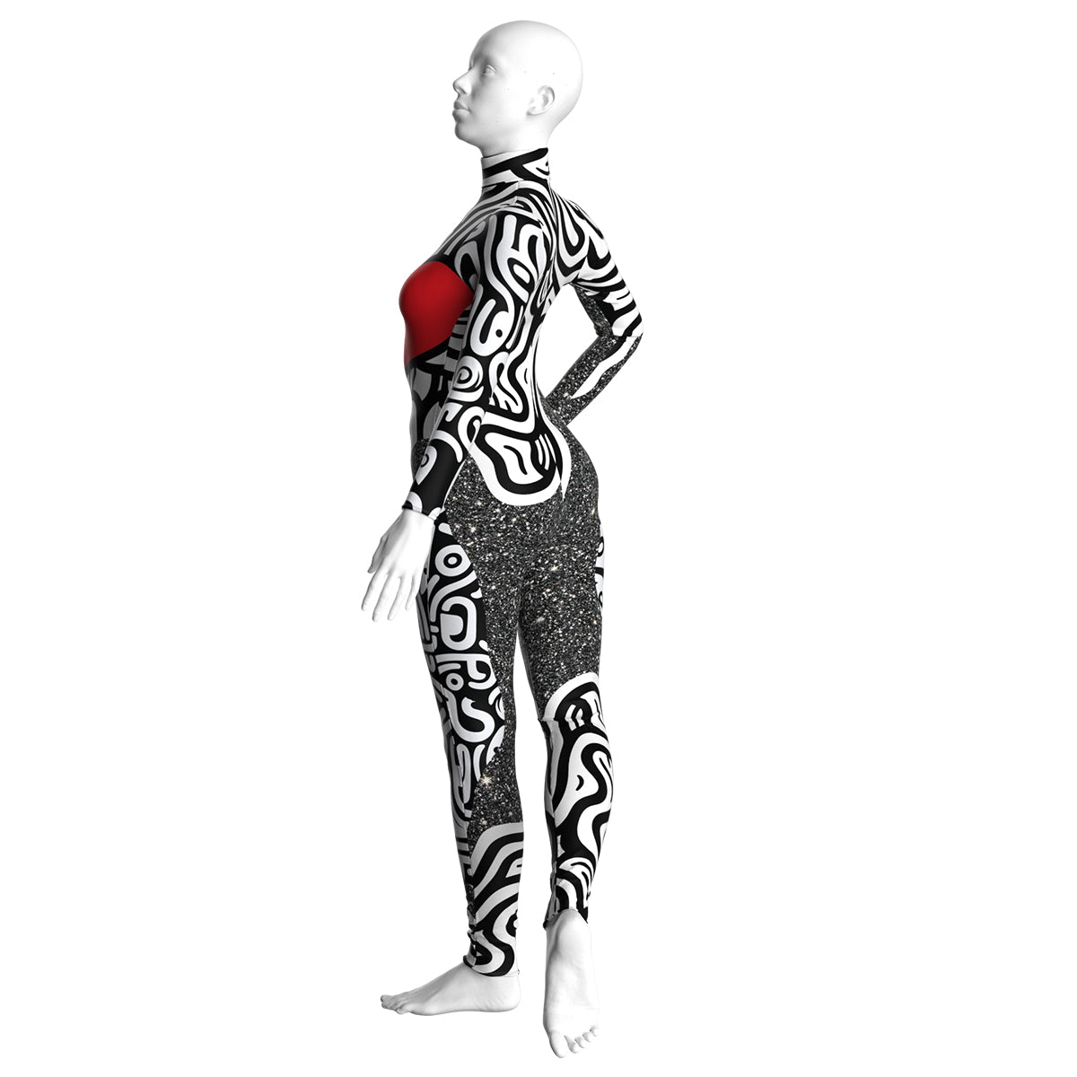 Pop Heart Unitard