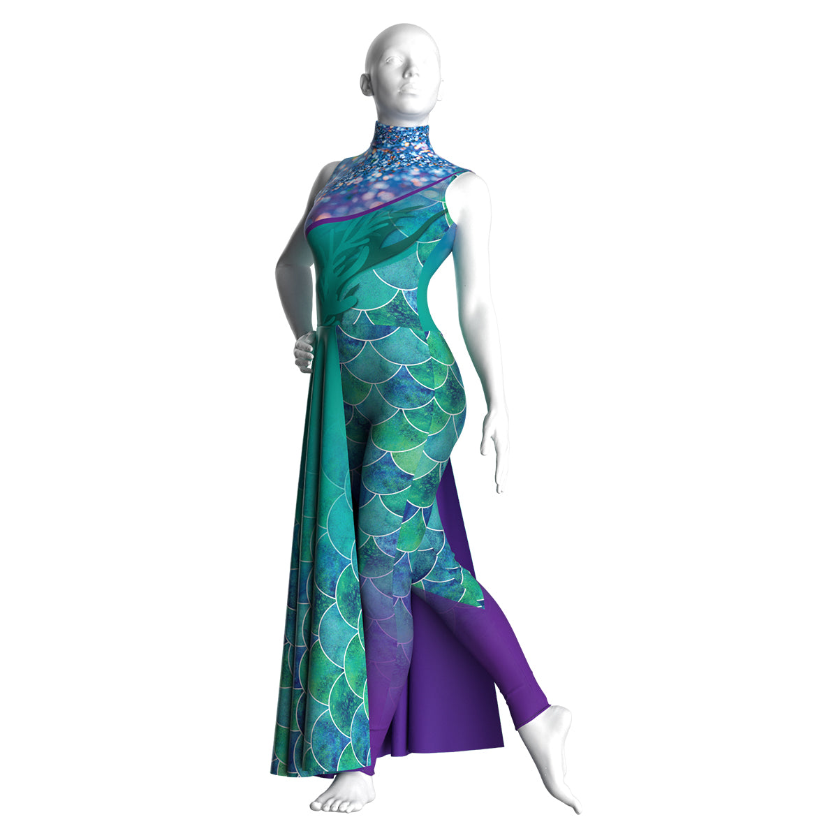 Mermaid Queen Unitard