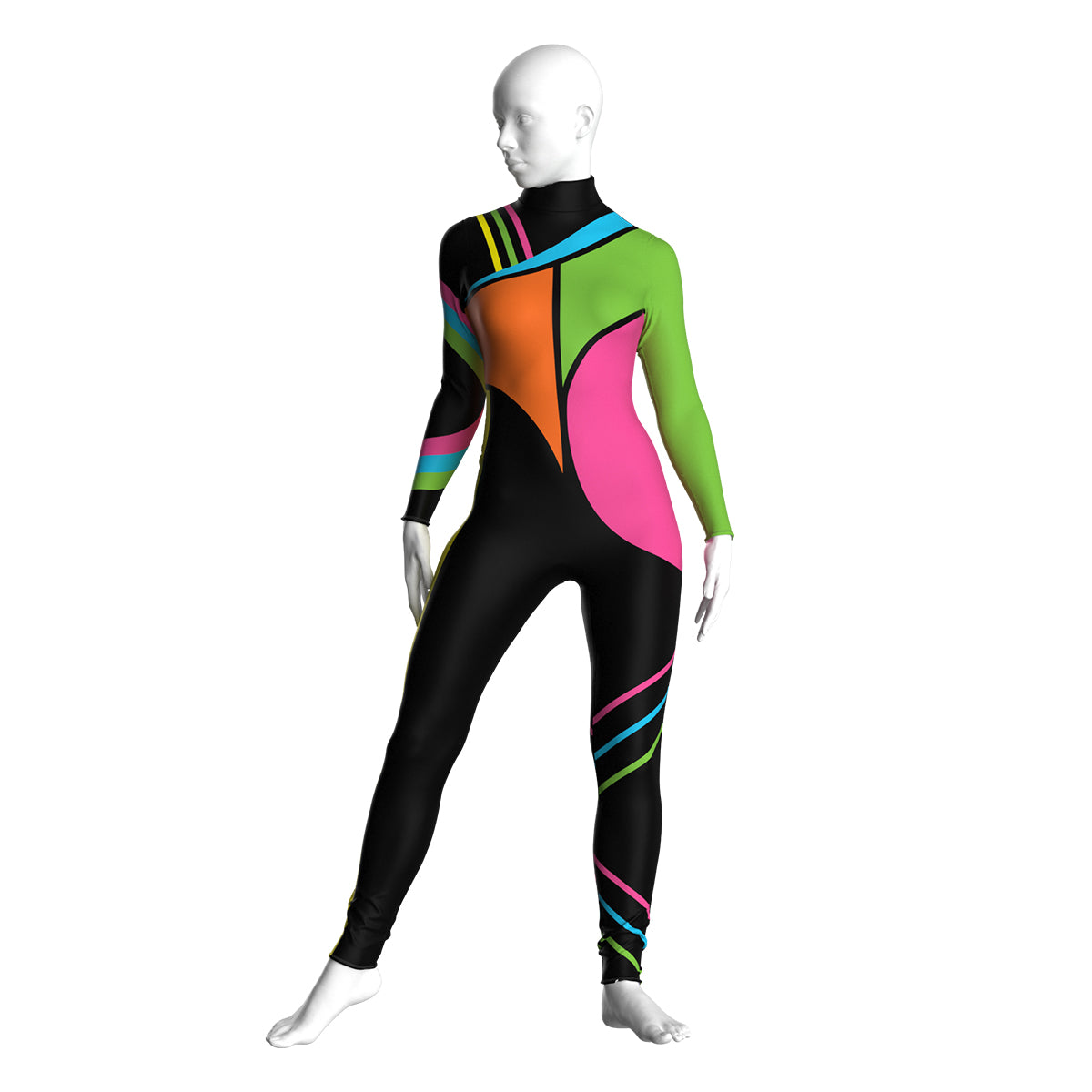 90's Neon Unitard