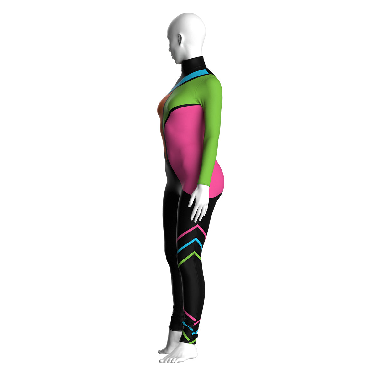 90's Neon Unitard