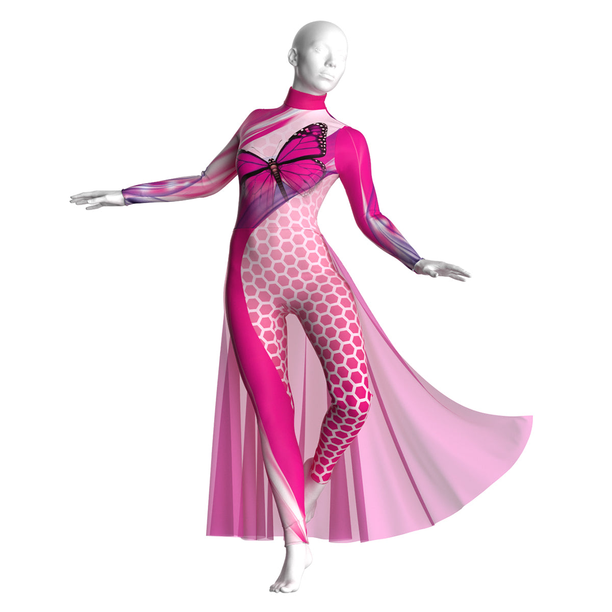 Beautiful Butterfly Unitard