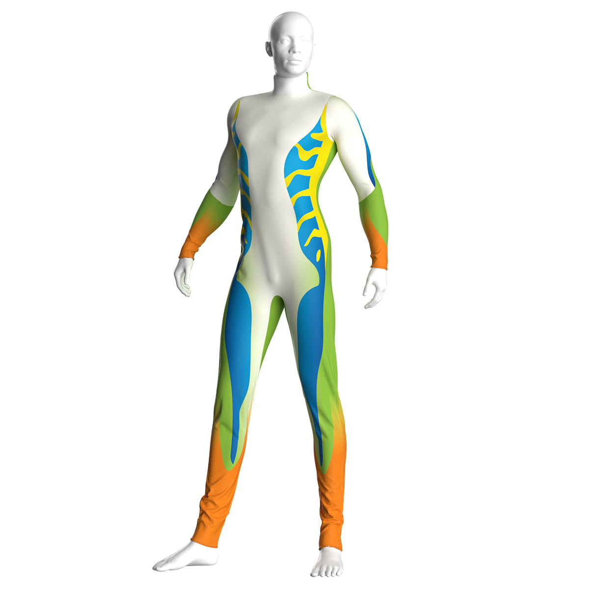 Colorful Color Guard Costume Uniform - Unitard