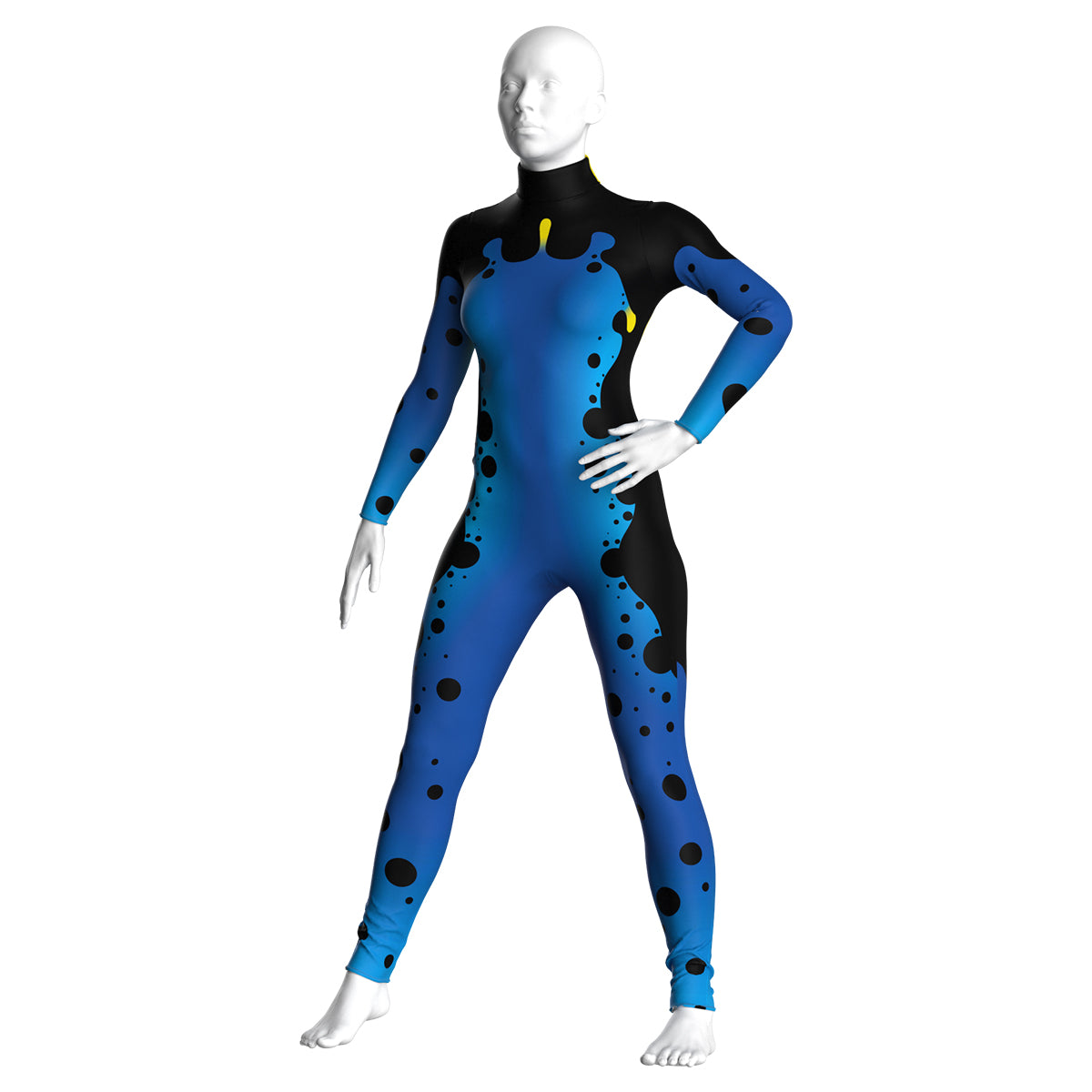 Colorful Color Guard Costume Uniform - Unitard