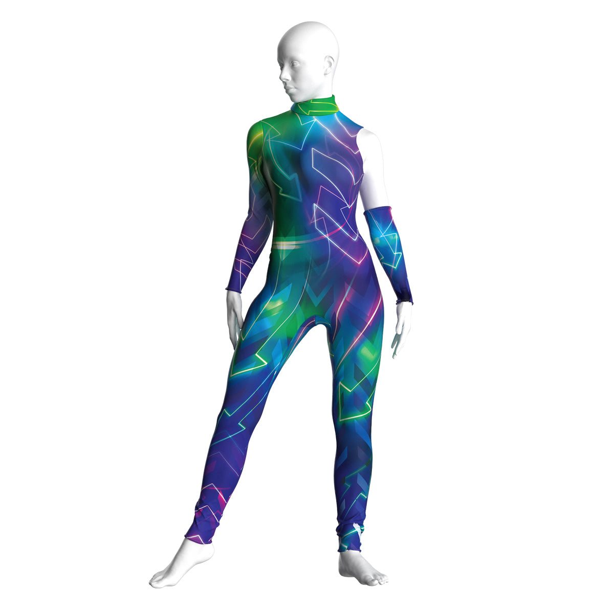 Neon Arrows Unitard