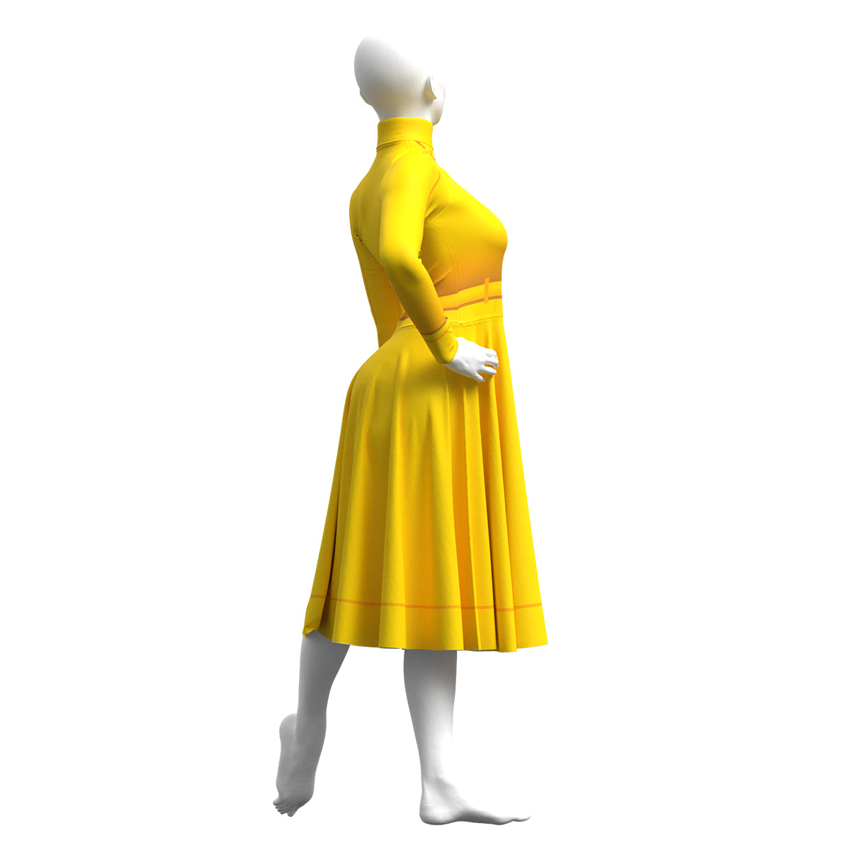 Gold Raincoat Dress