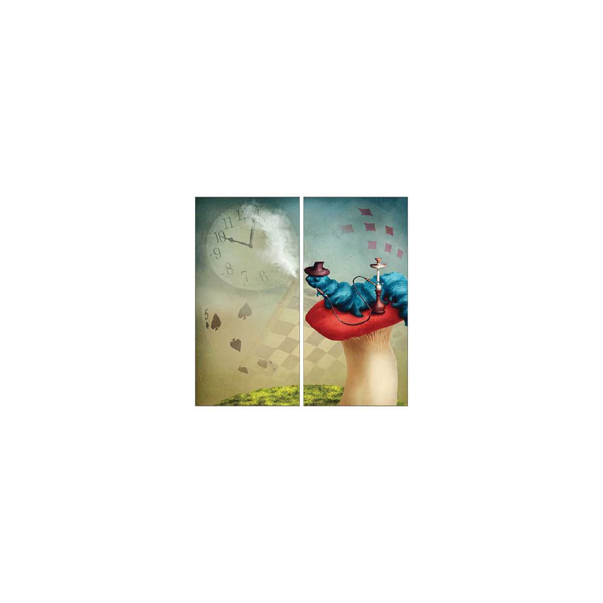 Wonderland Caterpillar I-Frame Backdrop