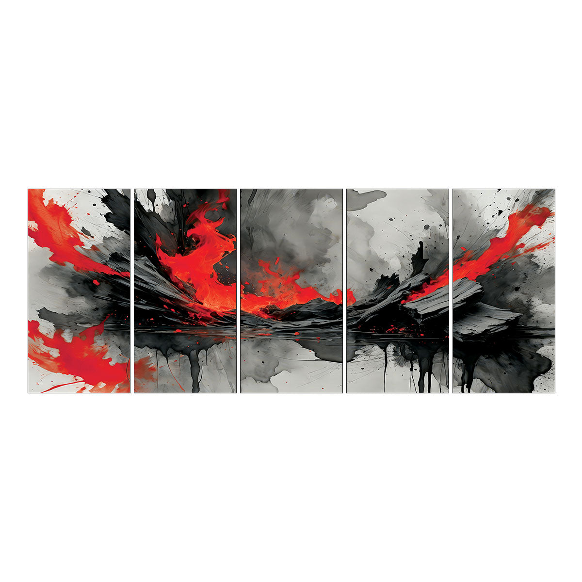 Angry Oil Painting I-Frame Backdrop