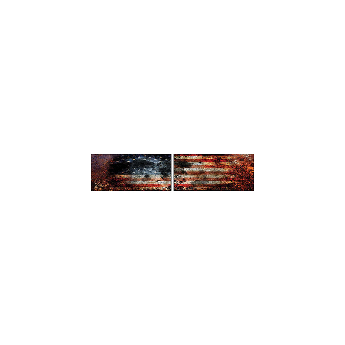 Grunge American Flag Front Screen