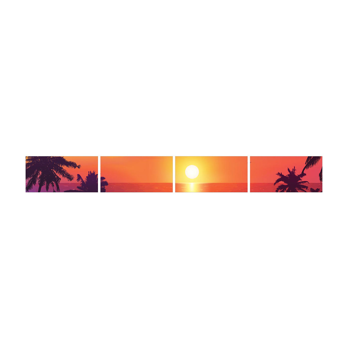 Tropical Sunset Front Screen