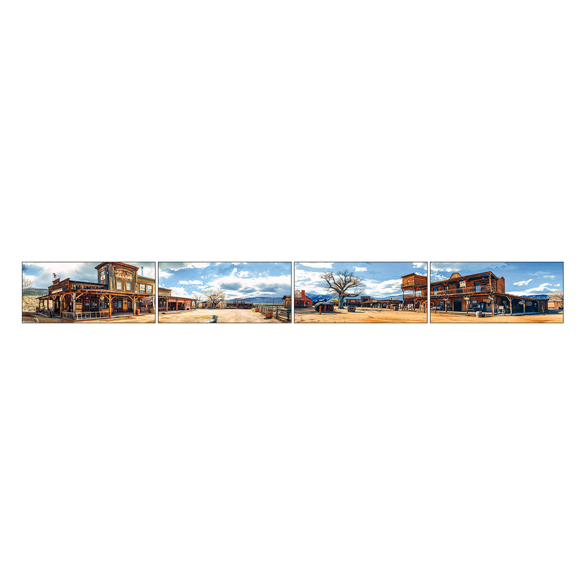 Wild West Town Front Screen