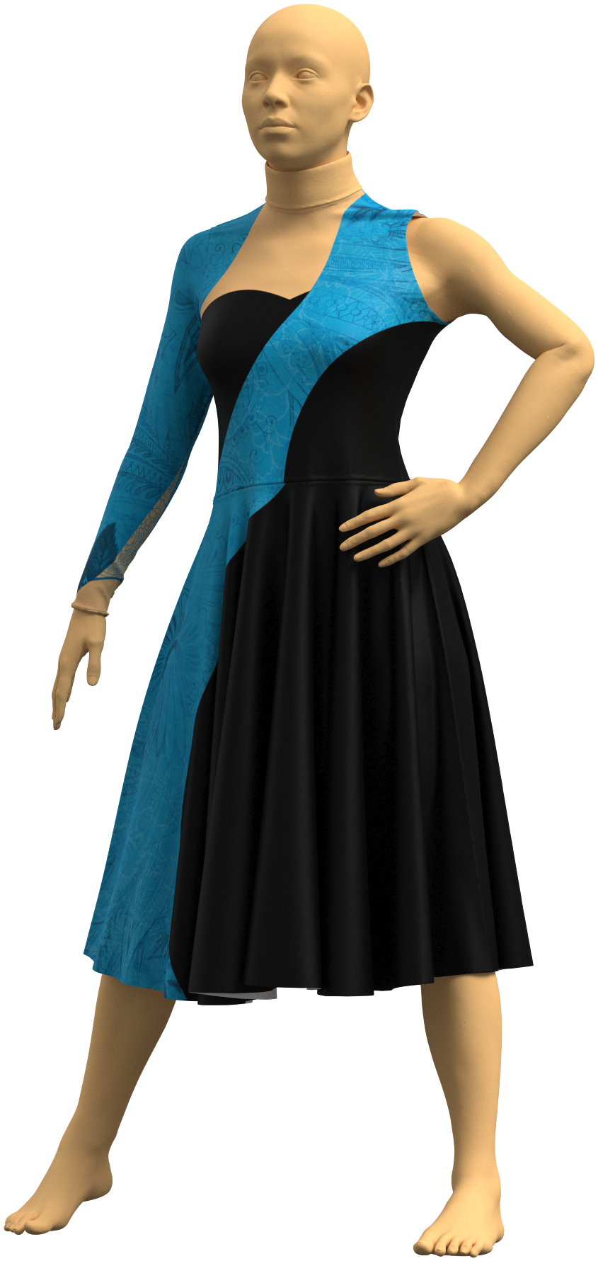InvisiBelle Floral Oasis Dress