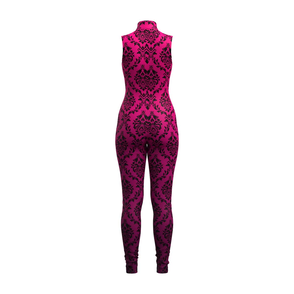 Pink Victorian Pattern Unitard