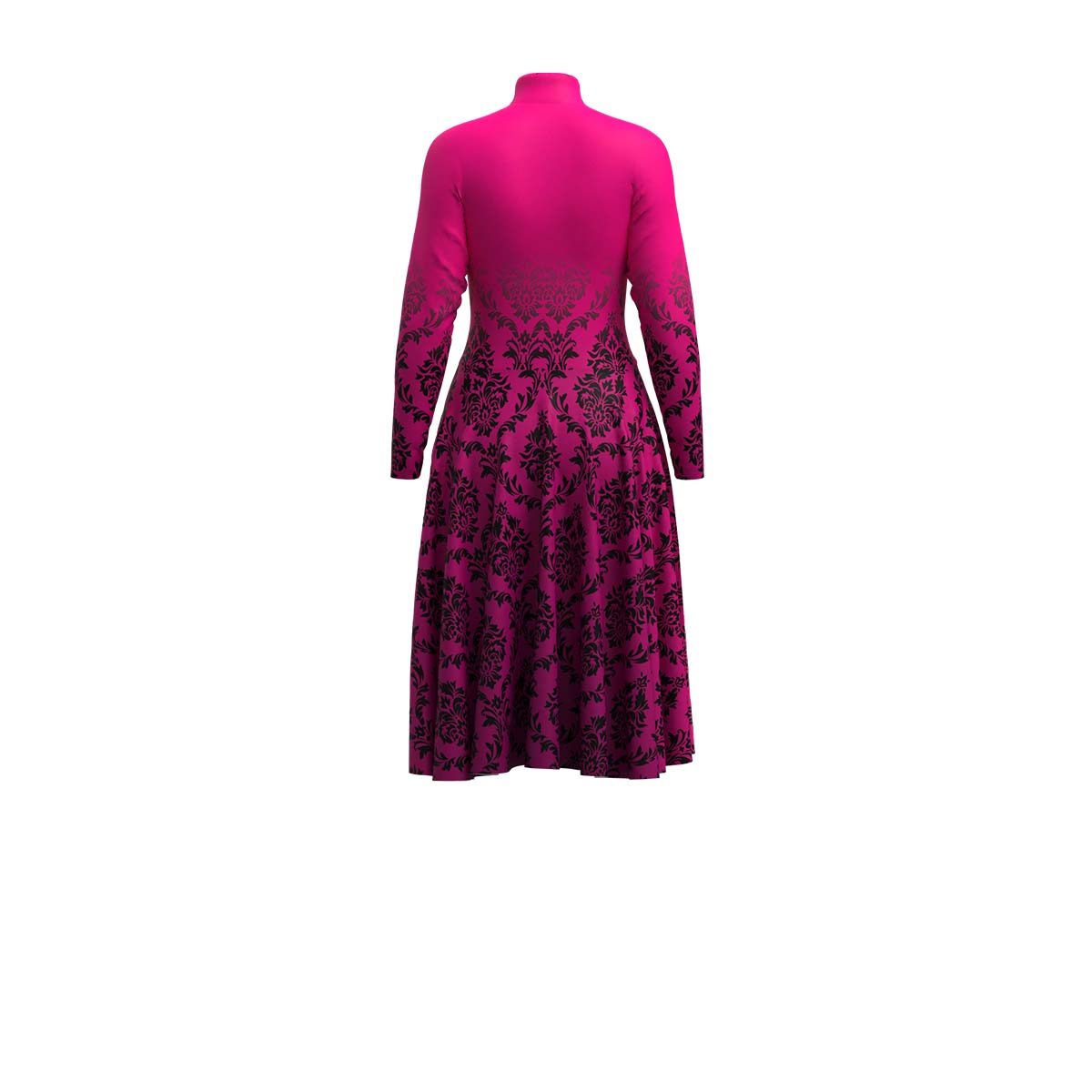 Pink Victorian Pattern Dress