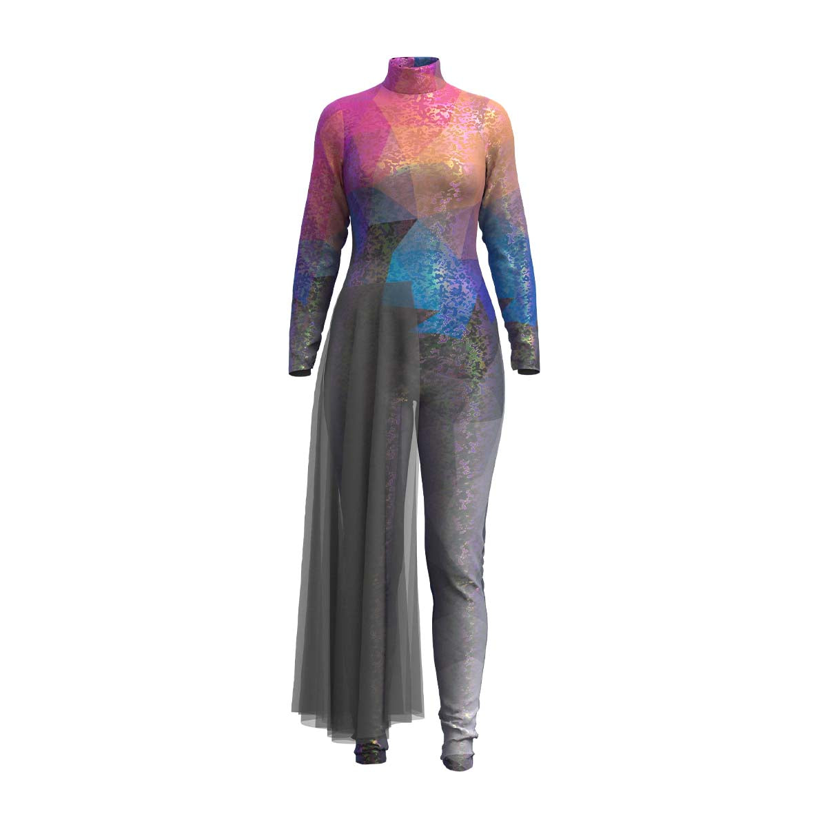 Rainbow Triangles Unitard