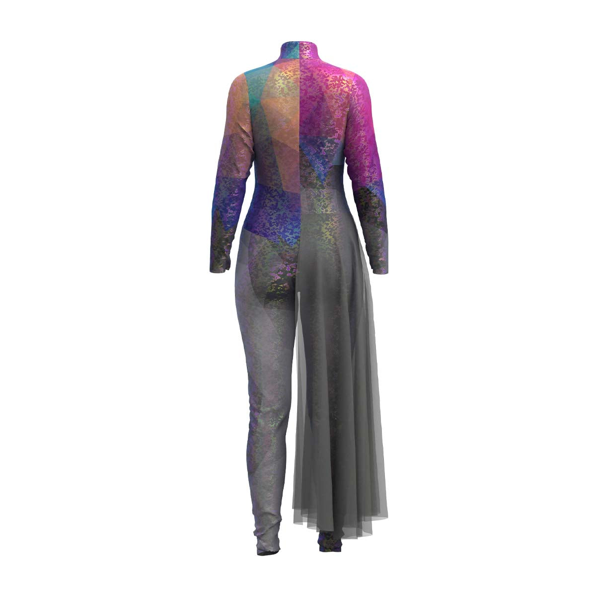 Rainbow Triangles Unitard