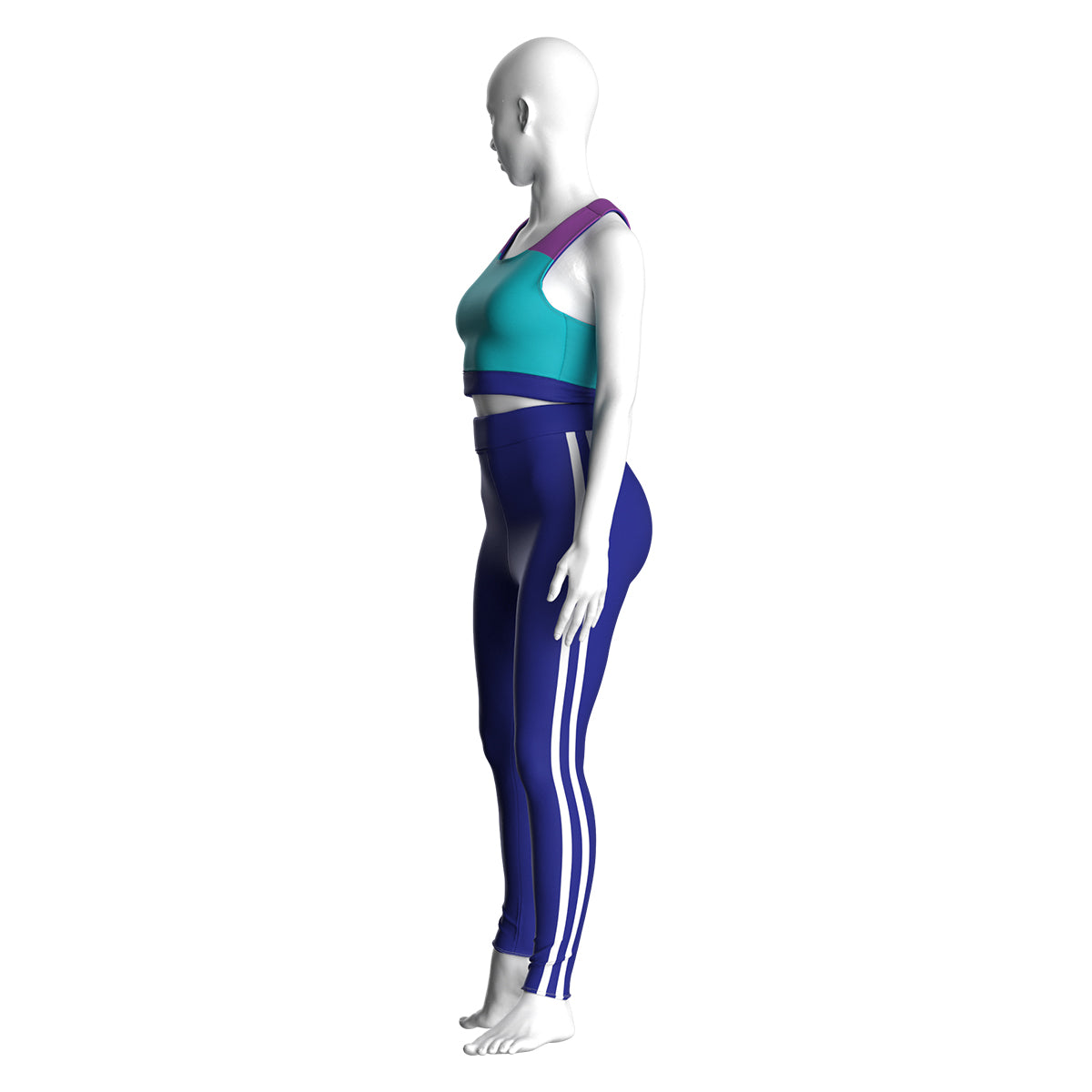 Retro Sportswear Bra Top