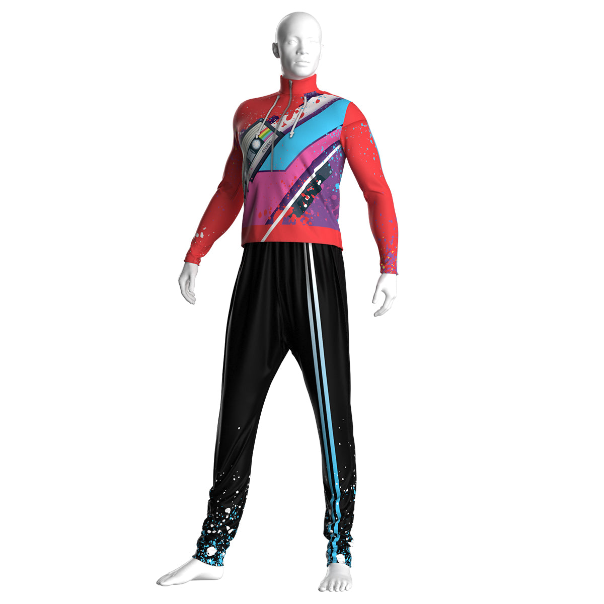 Abstract Retro Core Performance Top