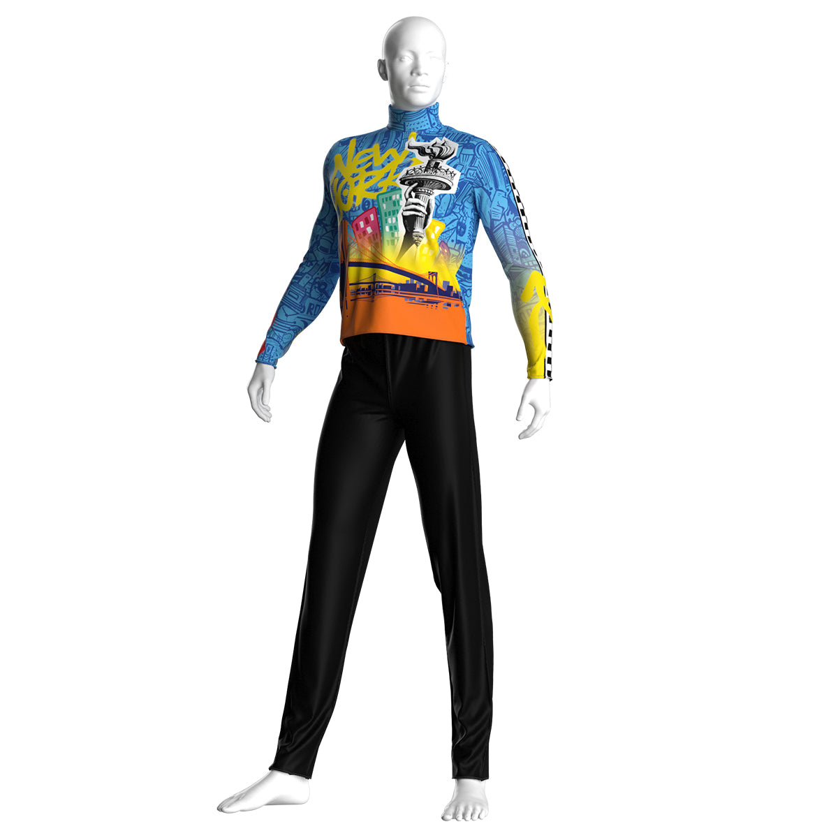 New York Graffiti Core Performance Top