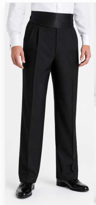 Flat Front Tuxedo Pant - Style ME701
