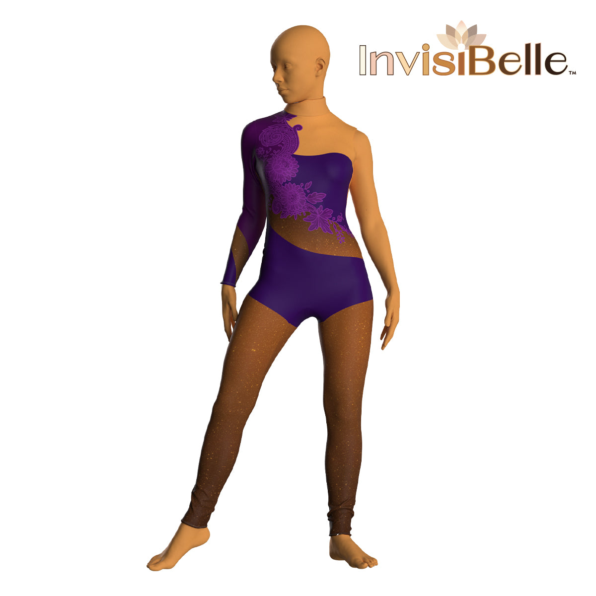 InvisiBelle Midnight Flower Unitard