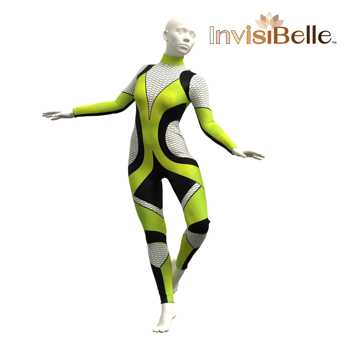 InvisiBelle Neon Venom Unitard