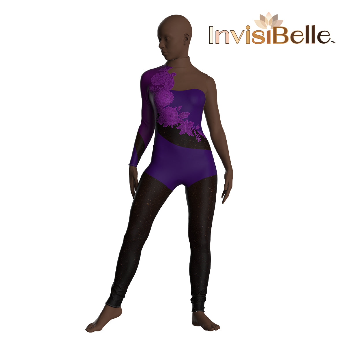 InvisiBelle Midnight Flower Unitard