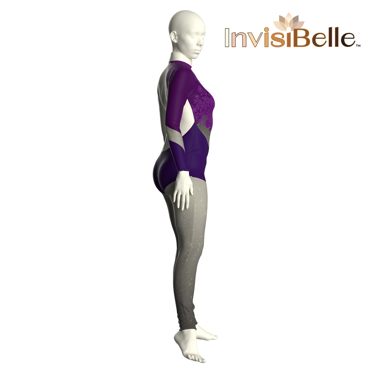 InvisiBelle Midnight Flower Unitard