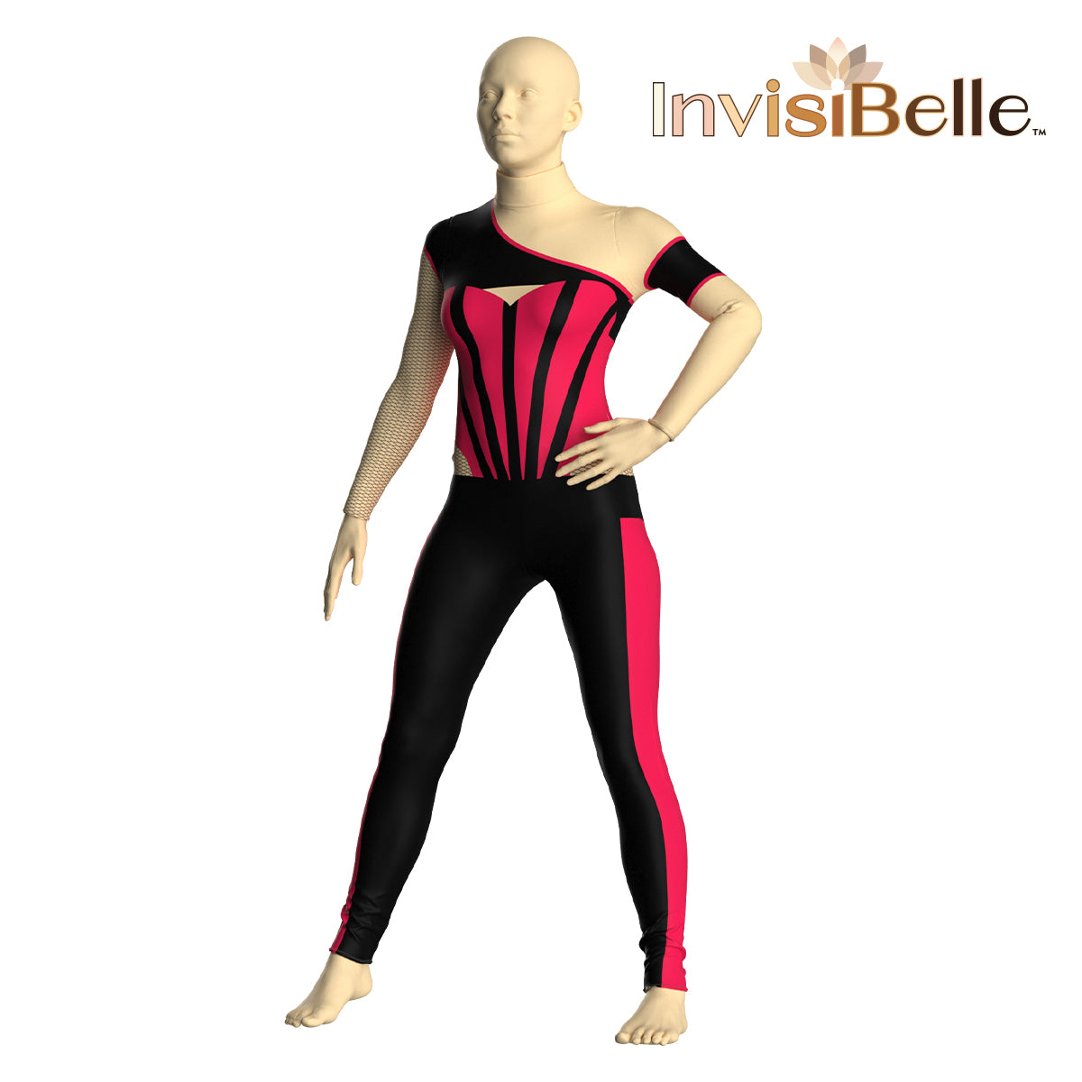 InvisiBelle Atomic Fuchsia Unitard
