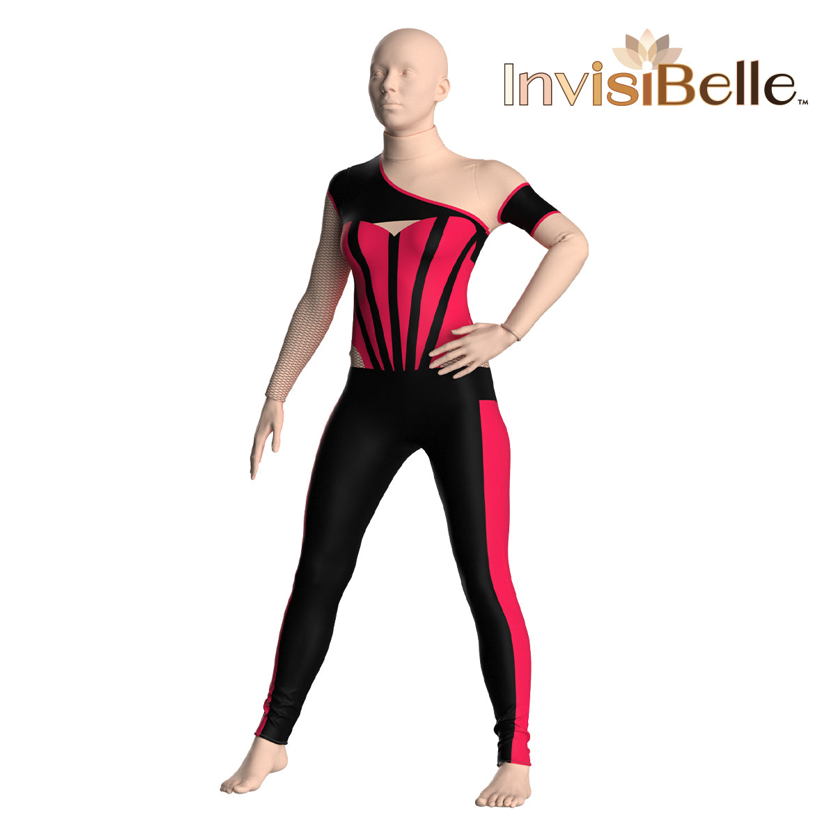 InvisiBelle Atomic Fuchsia Unitard