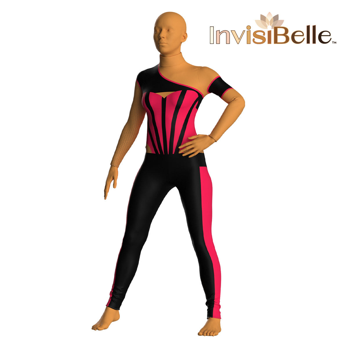 InvisiBelle Atomic Fuchsia Unitard