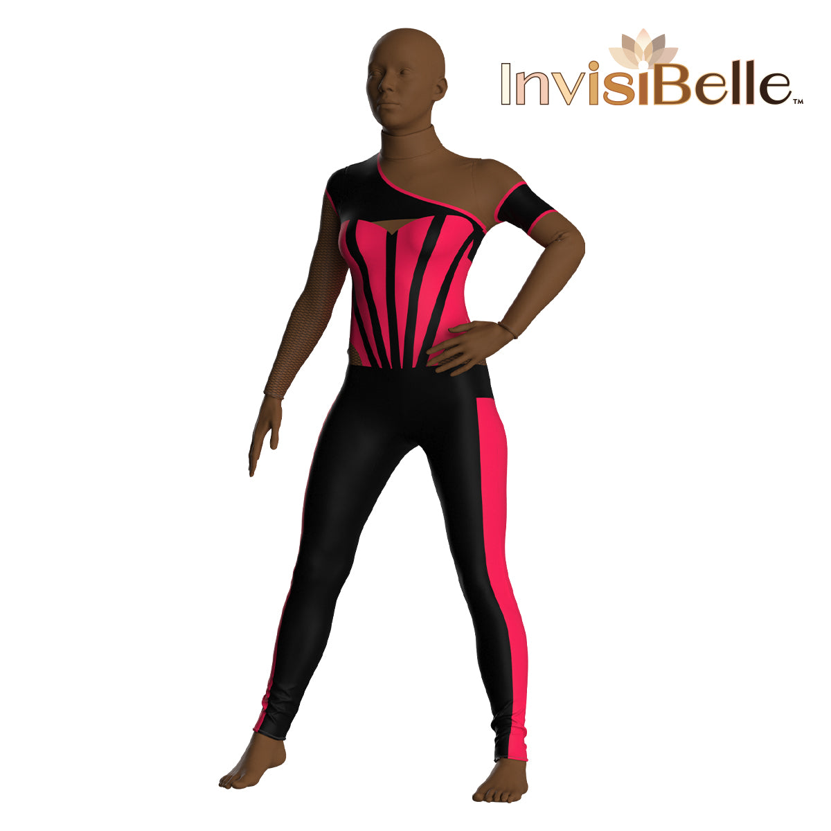 InvisiBelle Atomic Fuchsia Unitard