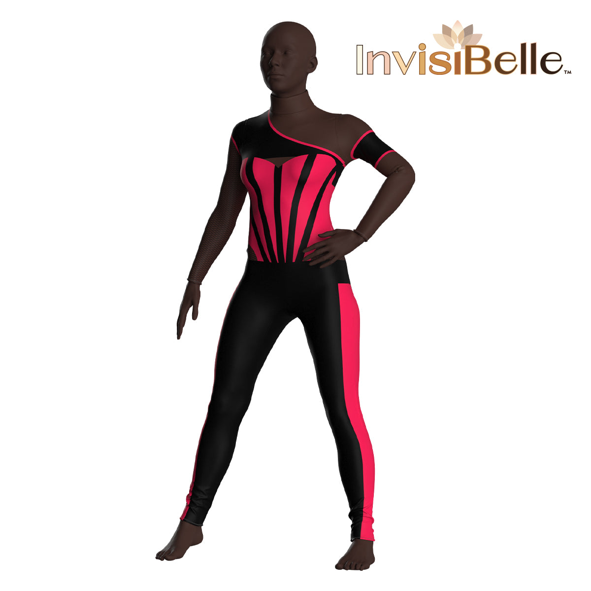 InvisiBelle Atomic Fuchsia Unitard