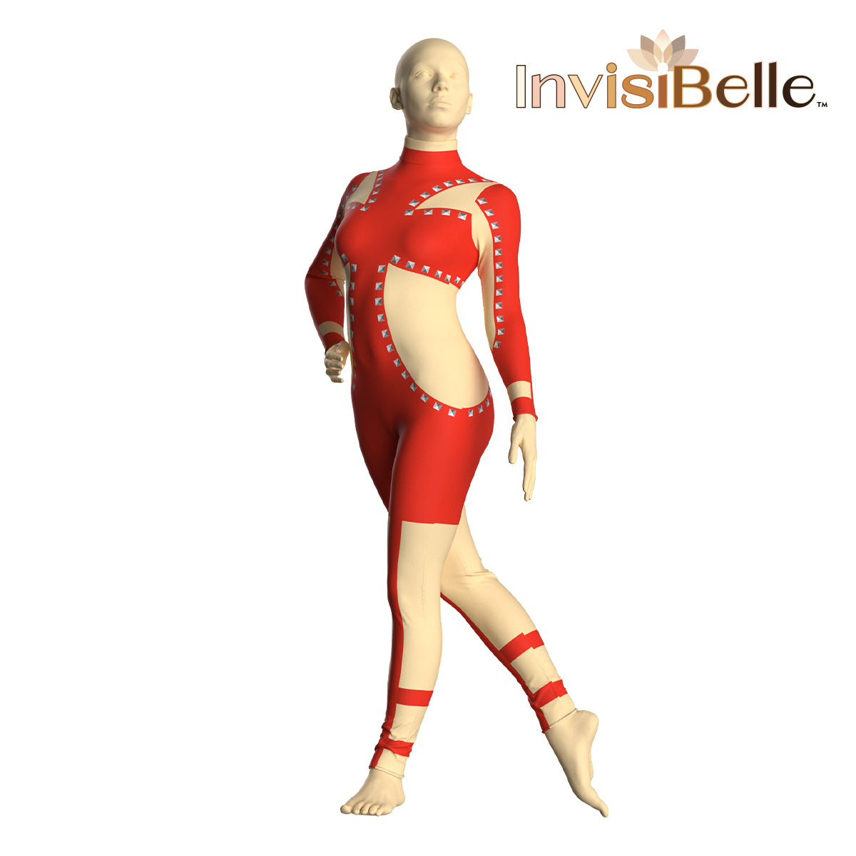 InvisiBelle Crimson Stud Unitard