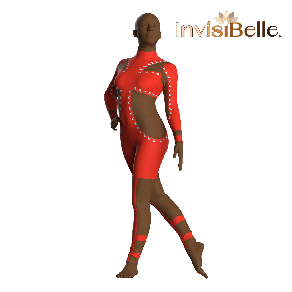 InvisiBelle Crimson Stud Unitard