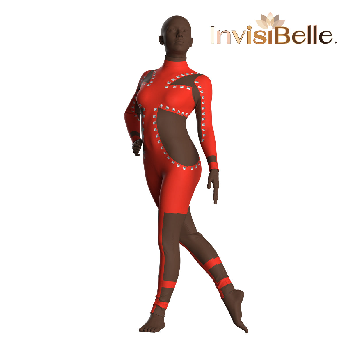 InvisiBelle Crimson Stud Unitard