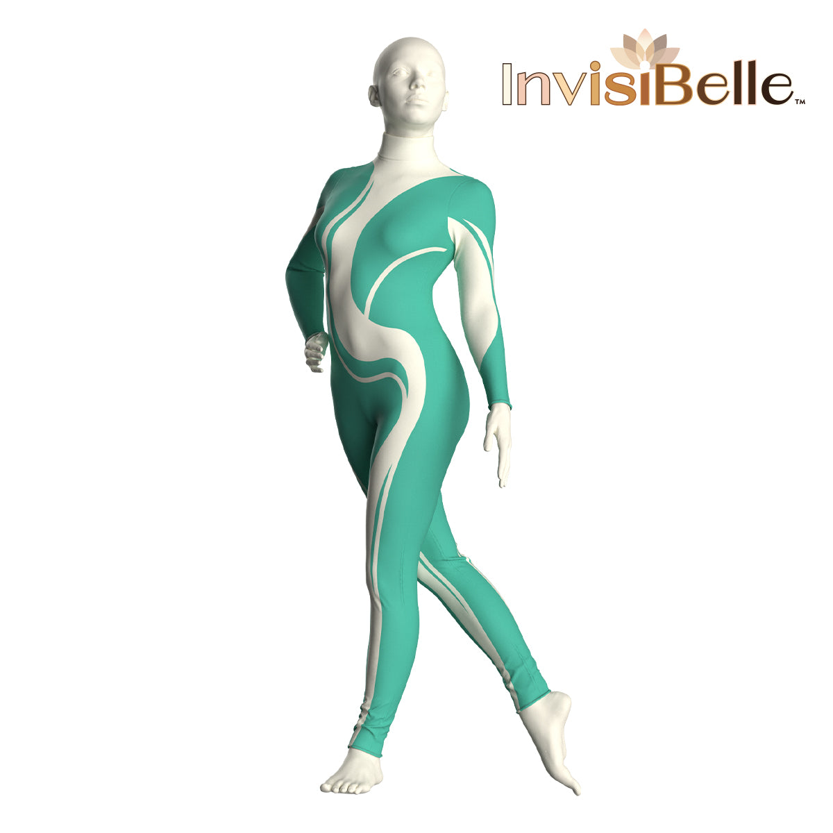 InvisiBelle Liquid Jade Unitard