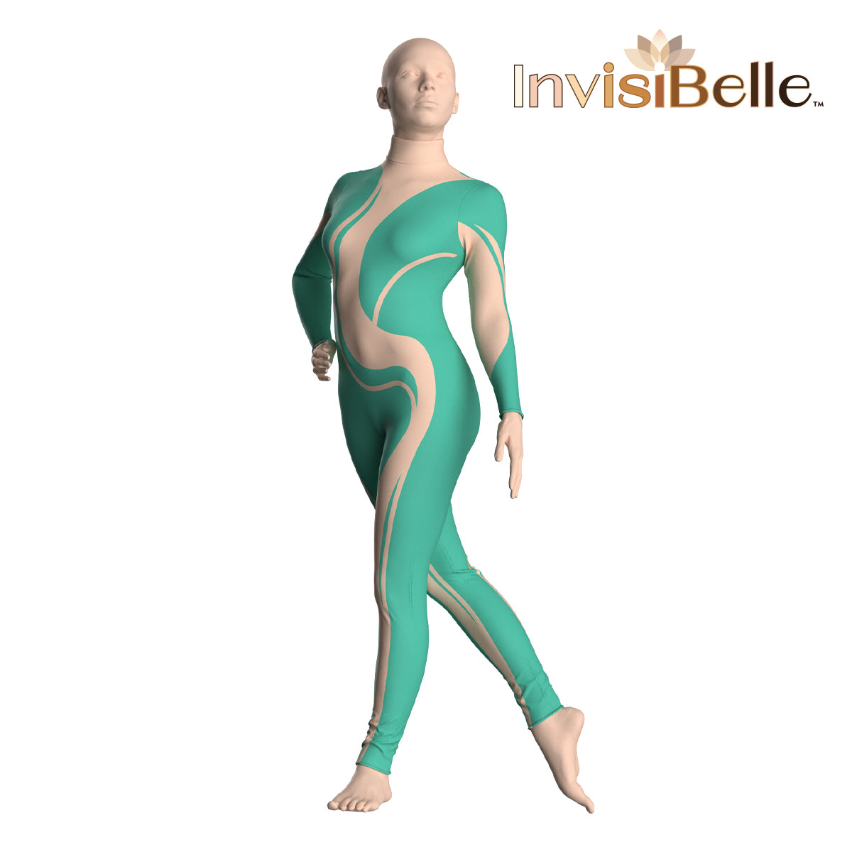 InvisiBelle Liquid Jade Unitard