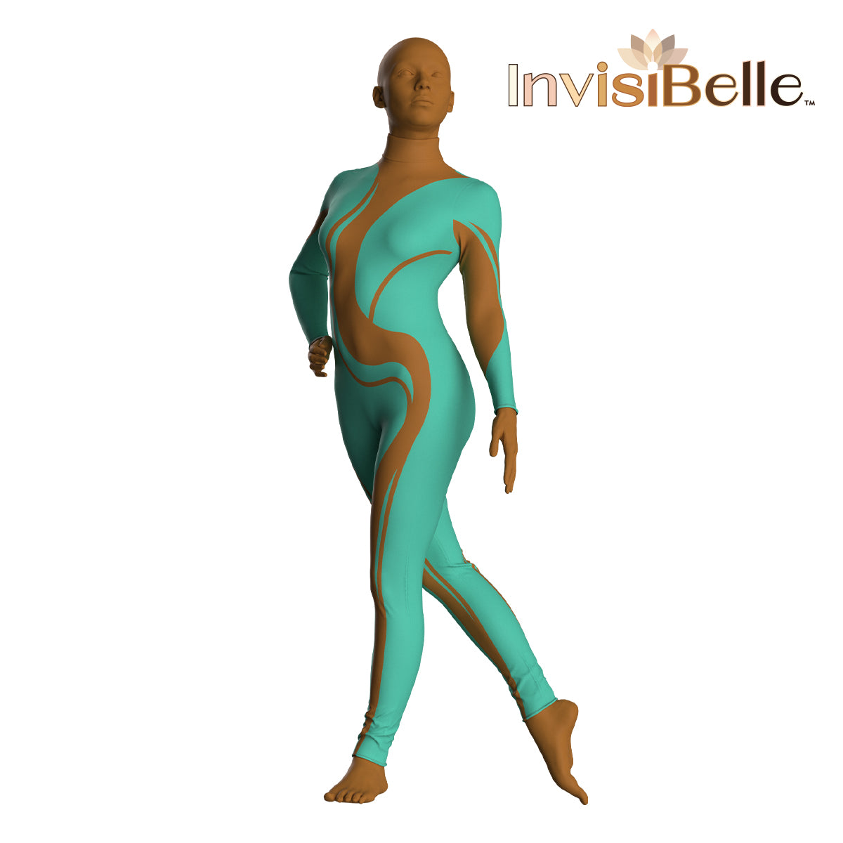 InvisiBelle Liquid Jade Unitard